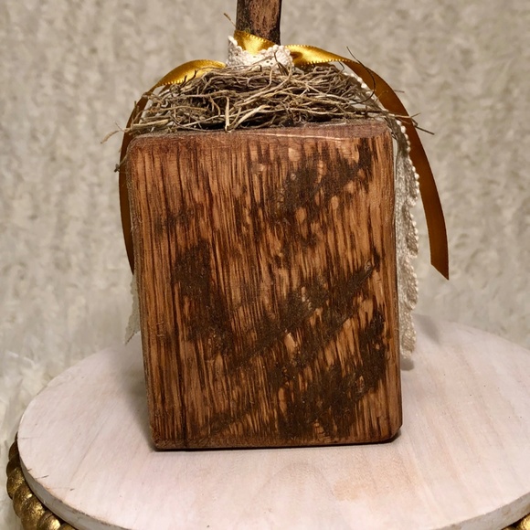 Farmhouse Wooden Pumpkins, Block Pumpkins, Rustic Pumpkins, Farmhouse Fall Decor - Picture 7 of 7